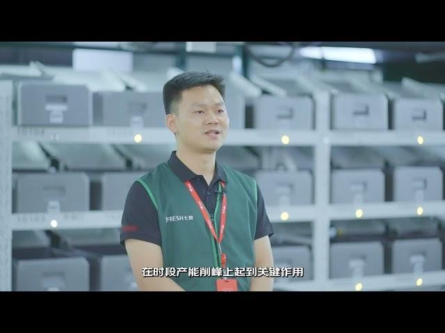 Jingdong Logistics Auto Rebin Wall/Auto Put Wall System in the fresh food industry