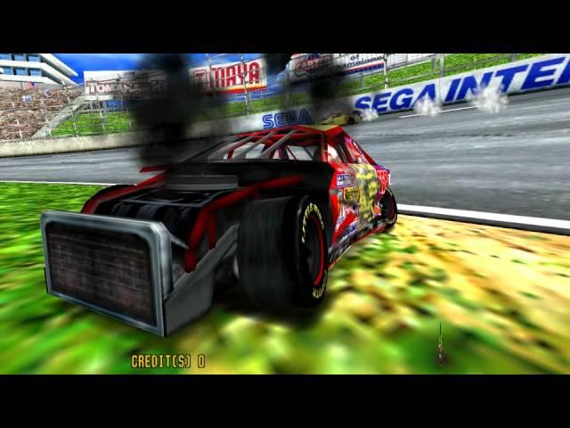 Daytona USA 2 Power Edition, Attract Mode (widescreen)