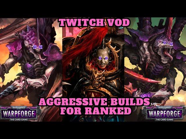 Tyranids and Black Legion Deck Testing in Imperium Meta | Warhammer 40,000: Warpforge