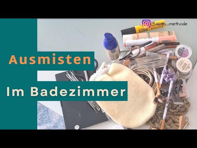 Badezimmer ausmisten | Mein Weg, Richtung Minimalismus im Bad