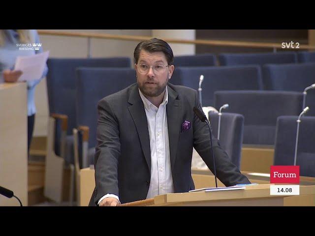 Är regeringen beredd att bromsa utdelningen av medborgarskap? – Jimmie Åkesson