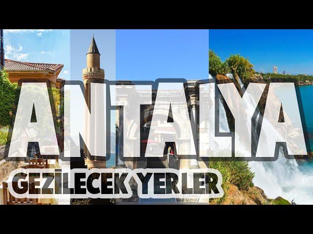 Antalya Gezilecek Yerler (Kaleiçi, Yivli minare, Hadrian Kapısı) EN İyi 6 Yer!