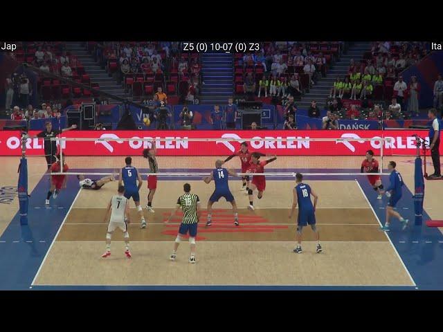 Volleyball Japan - Italy Amazing FULL Match Tiebreak