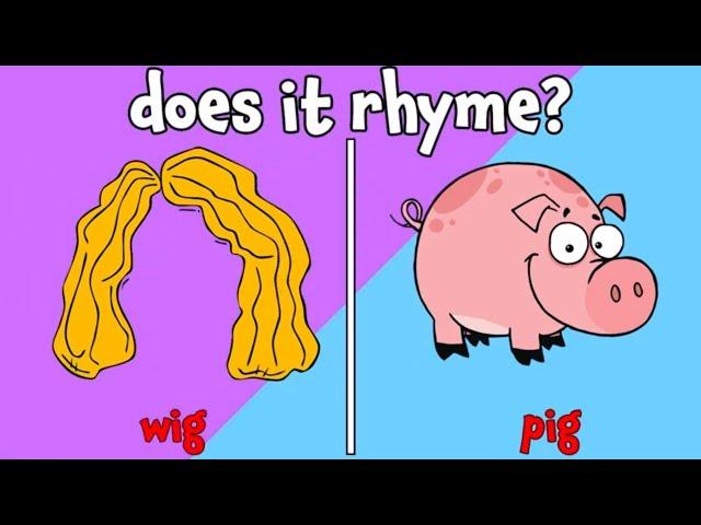 Does It Rhyme? Learning Rhyming Words for Kids