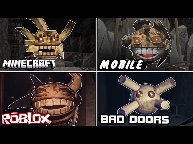 Doors Mines Floor 2 Mines VS Minecraft VS Doors But Bad VS Roblox VS Mobile - Seek Chase