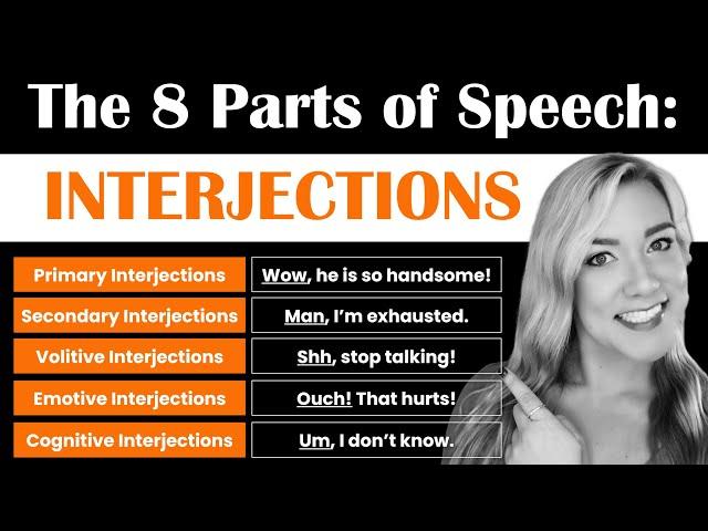 Interjections: Definition and Types | The Parts of Speech in English Grammar