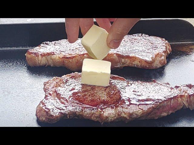 How I Make Steak on the Griddle