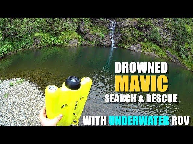 Drowned MAVIC PRO Search & Rescue with GLADIUS Underwater ROV