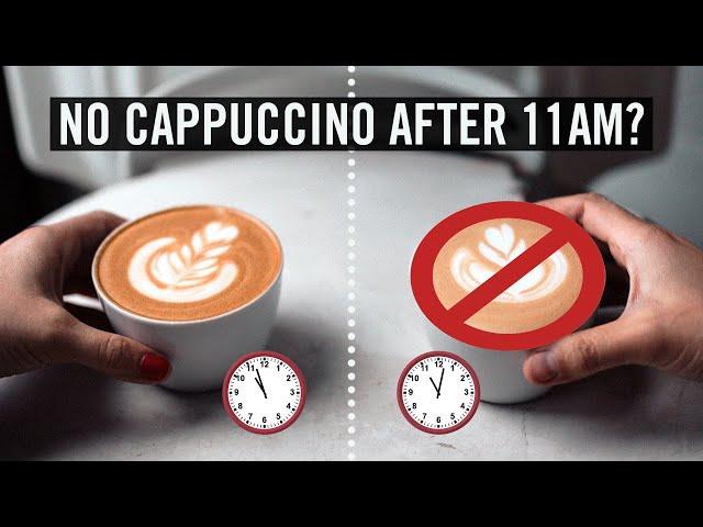 Why Italians Don't Drink a Cappuccino After 11am