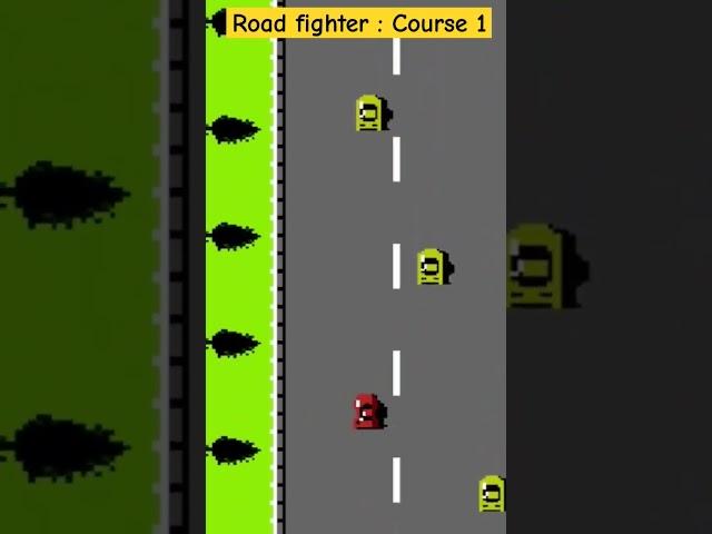 road fighter (NES) Course 1 #roadfighter #nes #mario #nesgames #ytshort #shorts #short #videoshort