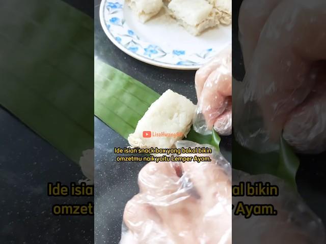 Resep Lemper Ketan Isi Ayam Gurih & Lezat #shorts #idejualan