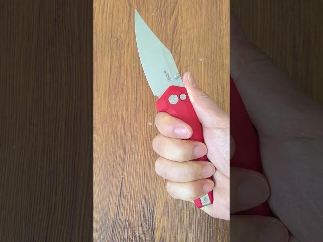 Kubey ku394D Folding 14c28n Steel Red G10 Handle