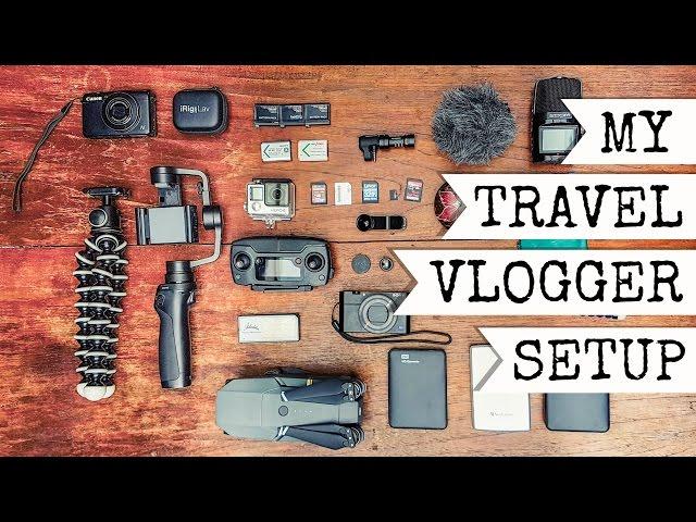 Travel vlogger camera equipment | The setup that I use | 2017 TravelGretl full HD