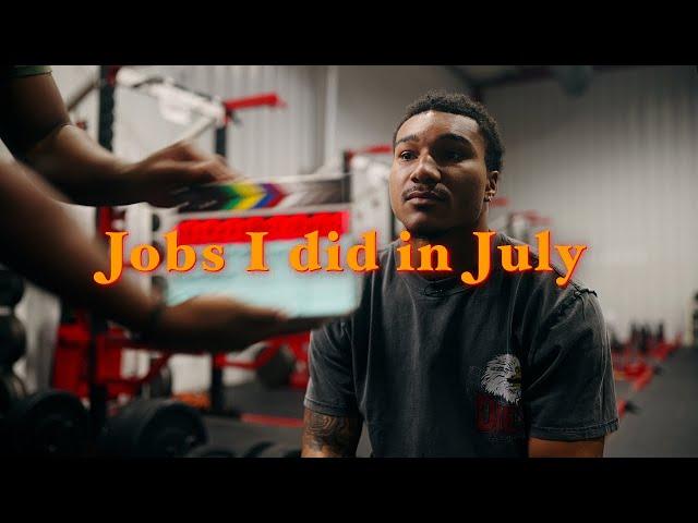 How I make money as a freelance (commercial) filmmaker | Jobs I did in July