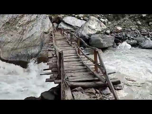 Crossing the River Supin at Dhawla