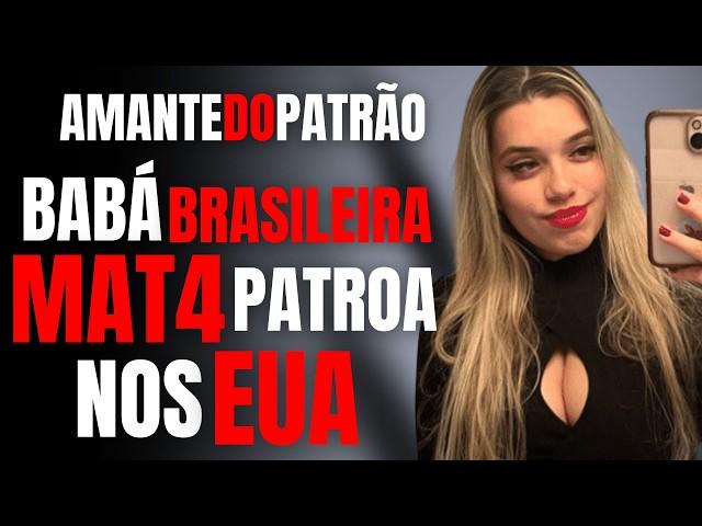 BABÁ BRASILEIRA ERA AMANTE DO PATRÃO NOS EUA, E RESOLVE MAT4R PATROA PARA VIRAR A DONA DA CASA