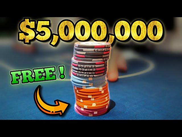 I Fought For $5,000,000 In Vegas, For FREE! | Poker Vlog Episode 4