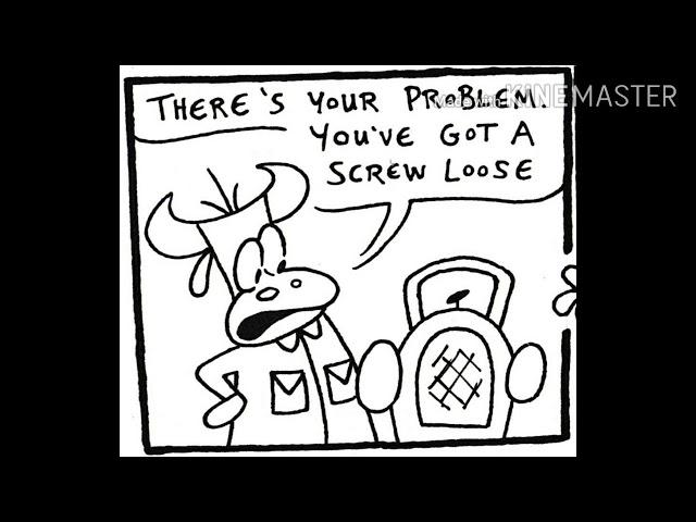 Doodle Toons comic: nil on the tire