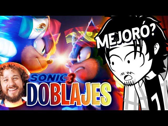 ¿Luisito Comunica MEJORÓ? - Comparación de Doblajes SONIC 3 Trailer