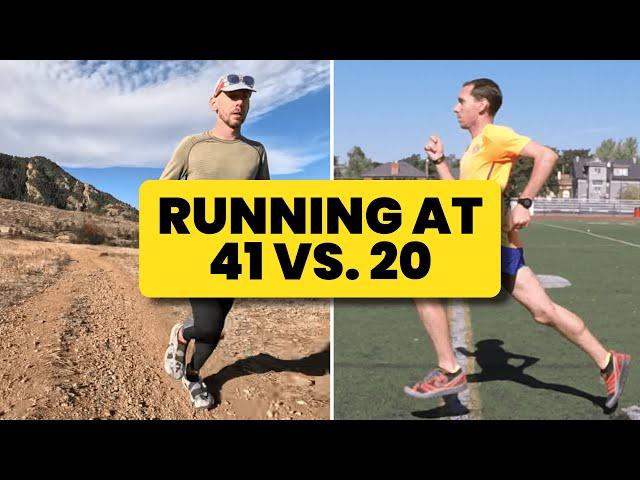 Running at 41 vs. 20: Master’s Training Changes