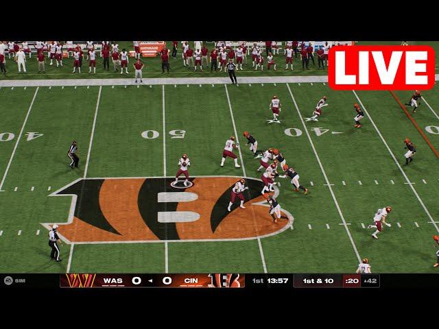 NFL LIVE Washington Commanders vs Cincinnati Bengals | Week 3 Full Game 23rd September 2024 NFL 25