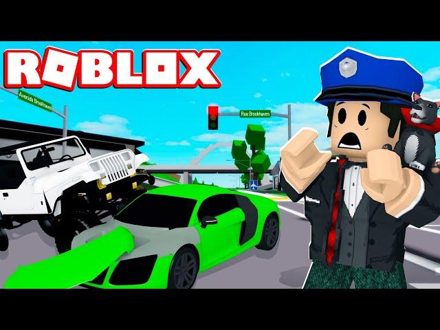 LOKIS GUARDA DE TRÂNSITO | Roblox - Brookhaven