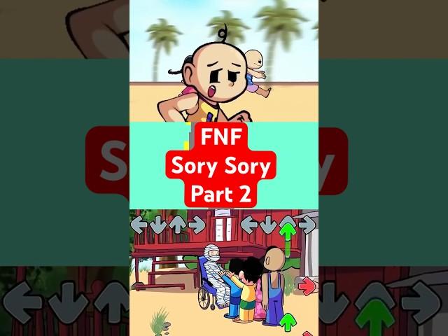FNF Sory Sory - Part 2 - Sorry Sorry - Upin & Ipin  #fnf #fnfmod #fnfanimation