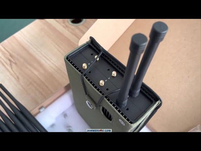 Cerberus 6 Antenna Powerful 56W Handheld 3G 4G WIFI Jammer up to 60m