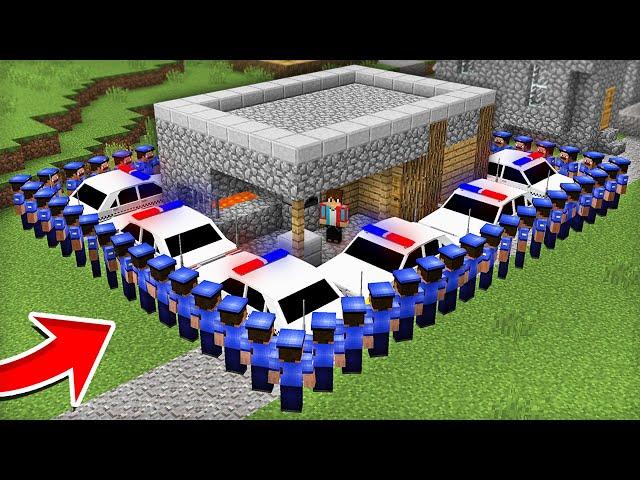 ПОЧЕМУ ПОЛИЦИЯ ОКРУЖИЛА МОЙ ДОМ В МАЙНКРАФТ | Компот Minecraft