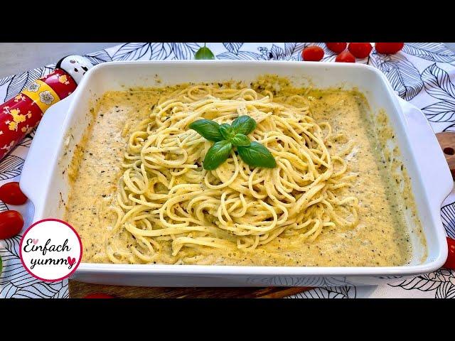 Feierabend Pasta   kalorienarm und einfach zu kochen 