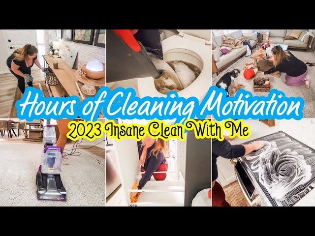 2023 MASSIVE CLEAN WITH ME MARATHON! OVER 2 HOURS OF EXTREME CLEAN DECLUTTER ORGANIZING MOTIVATION!