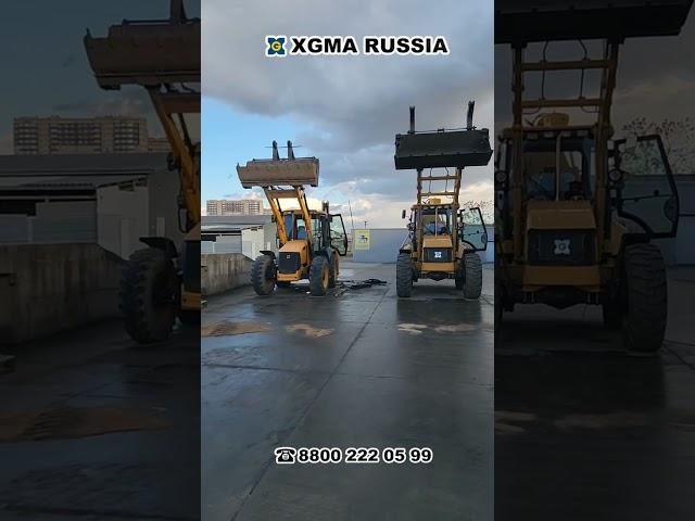 Визуальное сравнение экскаватор-погрузчик JCB 4CX и XGMA 4TX