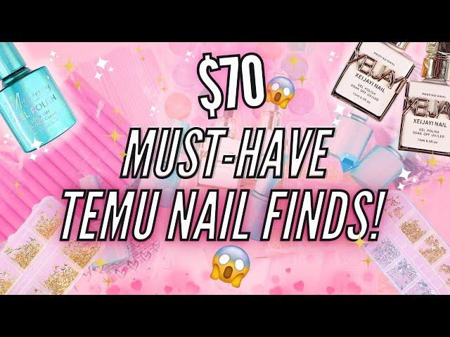 Testing $70 Worth of Temu Nail Products – Are They TRASH?! 