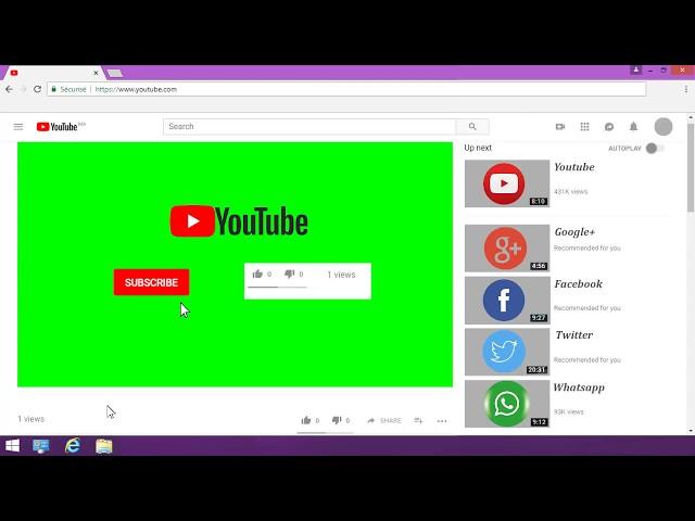 Like and Subscribe  Green Screen + Free Download Full HD #2