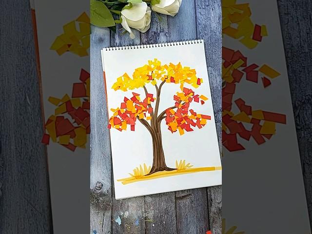 Easy DIY Craft #shorts #shortsfeed #youtubeshorts #viral #trending #papercraft #treecraft #creative