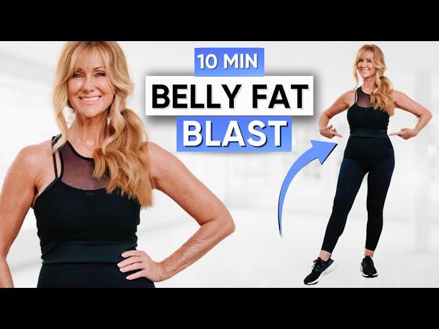 LOSE BELLY FAT in 10 Minutes - 10 Powerful AB Exercises (with Weights)