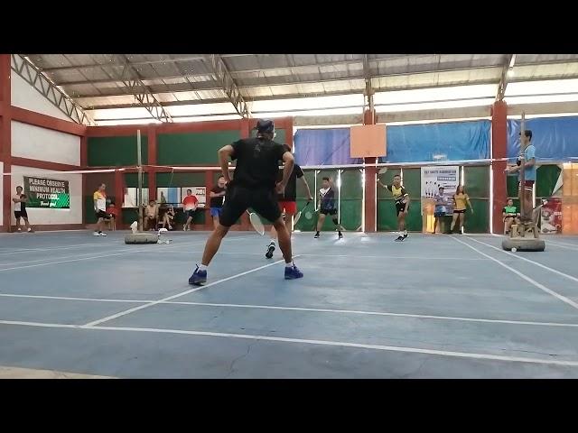 2nd Inato Badminton Tournament Game 1 of Lluwyn Tamparong and Jayvee Bandoja