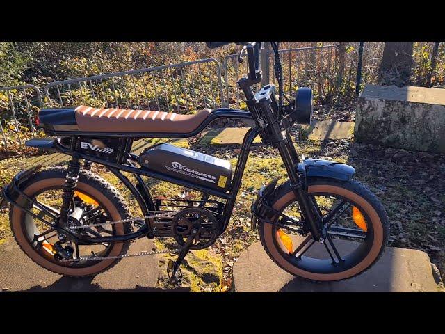 Super Retro EVERCROSS EK30 20 x 4 Zoll Fat Tires E-Bike 4K Video