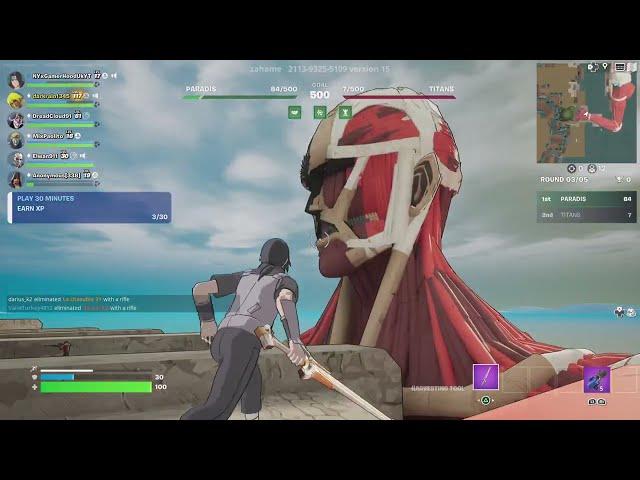 ATTACK ON TITAN IN FORTNITE CREATIVE 2.0