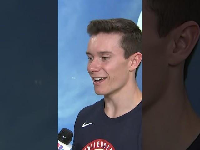 Brody Malone credits faith in God for helping overcome knee injury to win Olympic medal #olympics