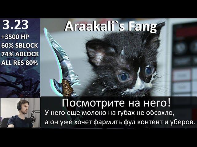 3.23. Аракали, финальный билд / Arakaali`s Fang . Билд для души. Дешево, дамажно, живём.