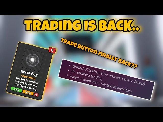 Trading Has Finally Been Brought BACK To Slap Battles And Here’s How.. | Slap Battles