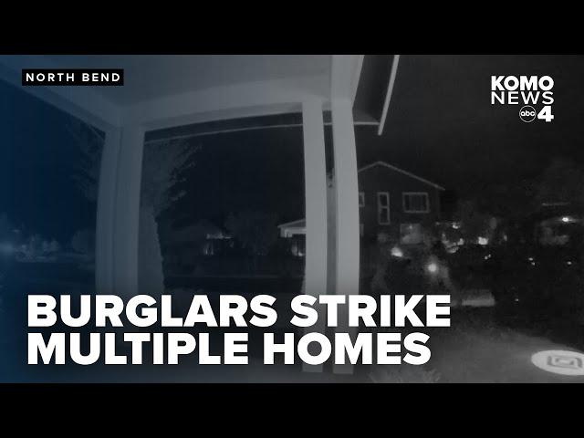 Residents asleep as burglars strike multiple North Bend homes, police seek leads