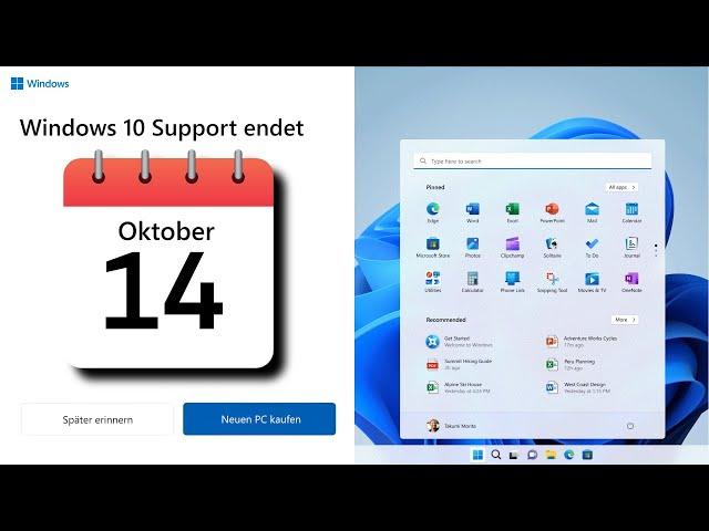 Windows 10 Support Ende naht: Tipps fürs Windows 11 Upgrade