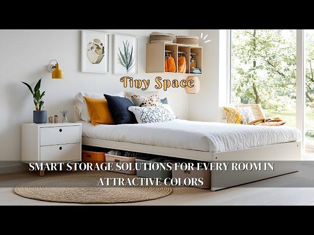 2025 || Tiny Space : Smart Storage Solutions for Every Room in Attractive Colors