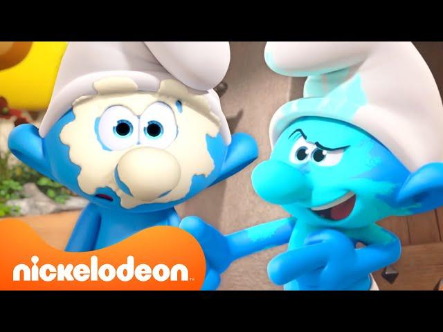 45 Minutes of the Smurfs’ FUNNIEST Moments  | @Nicktoons