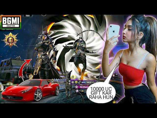 Prank on Toxic Girl hates Noob in  in Conqueror Rank Push Lobby | BGMI