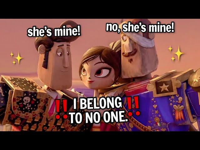 Manolo, Joaquin & Maria’s love triangle being the BEST part in The Book of Life