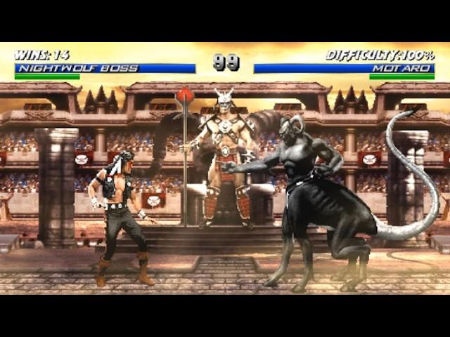 Mortal Kombat SE Mod Fustini Definitive 2024 - NIGHTWOLF BOSS Gameplay Playthrough