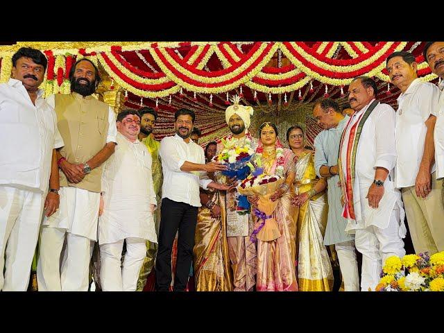 Cm Revanth Reddy Attended Talasani Srinivas Yadav Brother’s Daughter Marriage|Talasani Sai Kiran